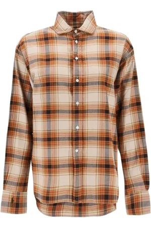 Ralph Lauren Bluser & Skjorter, Dame, Brun, 3XS, 60/2 Børstet CO Twll-Lsl-Bfs