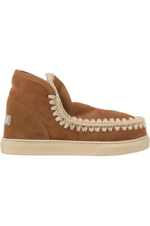 Mou Sko, Dame, Brun, 36 EU, Uld, Brun High Top Sneaker Støvler