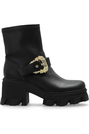 VERSACE Sko, Dame, Sort, 37 EU, Uld, Ankelstøvler