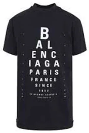 Balenciaga Top, unisex, Sort, S, Bomuld, Sort T-shirt & Polo Kollektion