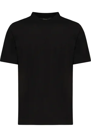Giuliano Galiano Top, Herre, Sort, XL, Bomuld, Sorte bomuldst-shirts og polos