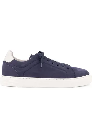 Brunello Cucinelli Sko, Herre, Blå, 41 EU, Multifarvede Sneakers til Fodtøj