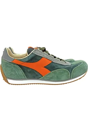 Diadora Sko, Herre, Grøn, 40 1/2 EU, Suede, Suede Sneakers