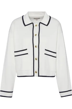 Barbour Strik, Dame, Hvid, M, Bomuld, Hvid Bomuldssweater
