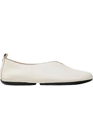 Camper Sko, Dame, Hvid, 40 EU, Hvide Ballet Flats til Kvinder