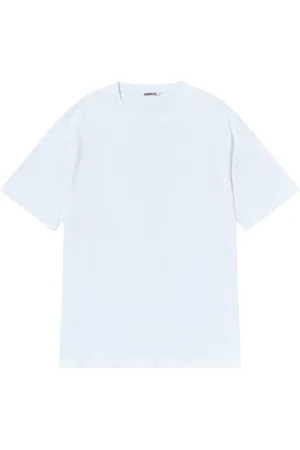 Auralee Top, Herre, Blå, L, Uld, Stilfulde T-shirts og Polos