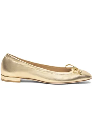 Stuart Weitzman Sko, Dame, Gul, 41 EU, Bria Ballet Flat