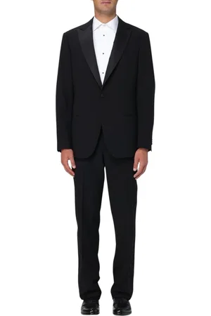 Giorgio Armani Jakkesæt, Herre, Sort, L, Elegant Blå Formelt Jakkesæt