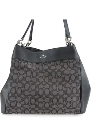 Coach Pre-owned, Dame, Sort, ONE SIZE, Uld, Pre-owned Canvas totes