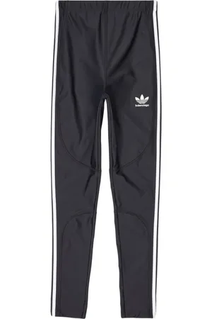 adidas Sport, Dame, Sort, XS, Uld, Sorte atletiske leggings med 3-striber