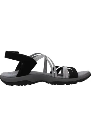 Skechers Sko, Dame, Flerfarvet, 39 EU, Flade sandaler til kvinder