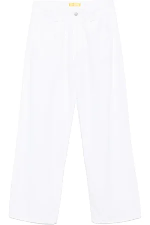 Icon Denim Bukser, Dame, Hvid, W24, Denim, Hvid Denim Jeans med Klassisk Stil
