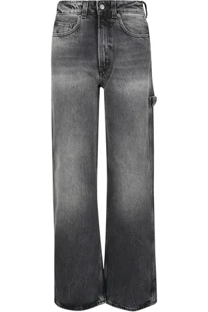 haikure Jeans, Dame, Sort, W27, Bomuld, Spider Wide Jeans