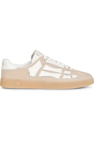 AMIRI Sko, Herre, , 41 EU, Læder, Ruskind Sneakers med Hvide Detaljer