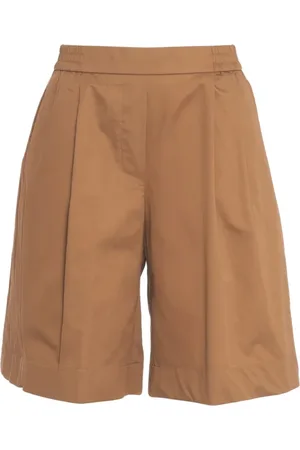 Kaos Shorts, Dame, Brun, L, Bermuda Shorts i Popeline