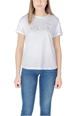 Liu Jo Top, Dame, Hvid, S, Bomuld, Stilfuld bomuldst-shirt med distinkte detaljer