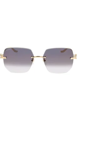Cartier Tilbehør, unisex, Gul, ONE SIZE, Uld, Stilfulde solbriller til solrige dage
