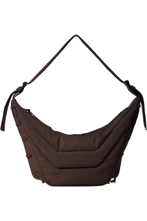 LEMAIRE Taske, Dame, Brun, ONE SIZE, Uld, Polstret spilpose med justerbar rem