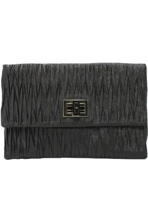Anya Hindmarch Pre-owned, Dame, Sort, ONE SIZE, Satin, Pre-owned Stof hndtasker