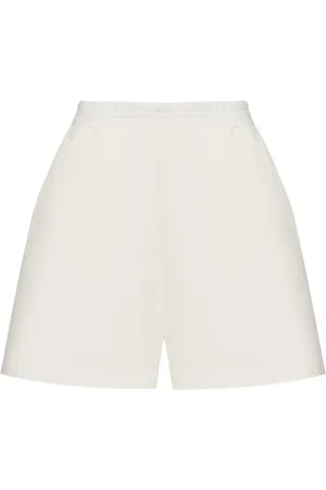 Emporio Armani Shorts, Dame, Hvid, M, Bomuld, Bomuldsshorts med elastik i taljen