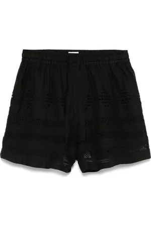 Isabel Marant Shorts, Dame, Sort, 2XS, Denim, Afslappede Denim Shorts til Kvinder