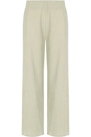 Max Mara Bukser, Dame, , L, Bomuld, Toronto Bark-Effekt Bukser