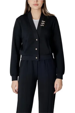 Liu Jo Strik, Dame, Sort, M, Polyester, Sort Modal Blandingsstrik