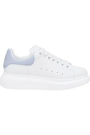 Alexander McQueen Sko, Dame, Hvid, 40 EU, Læder, Hvide Lædersneakers til Kvinder