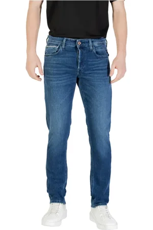 Replay Jeans, Herre, Blå, W36 L32, Bomuld, Essentiel Mænds Regular Fit Jeans