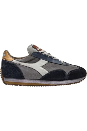Diadora Sko, Herre, Blå, 40 EU, Stone Washed Sneakers til Mænd