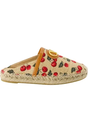 VALENTINO GARAVANI Sko, Dame, , 37 EU, Cherryfic Raffia Mules Forår-Sommer 2025
