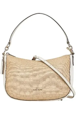 Coach Pre-owned, Dame, , ONE SIZE, Uld, Pre-owned canvas håndtasker