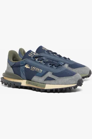 Lacoste Sko, Herre, Blå, 45 EU, Uld, Aktive Sneakers Blå Mænd Stilfuld