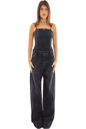 Diesel Jumpsuits & Playsuits, Dame, Sort, S, Denim, Denim Overall i 02