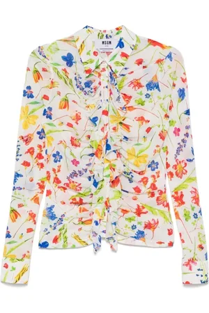 Msgm Bluser & Skjorter, Dame, Hvid, XS, Afslappet Herre Skjorter Kollektion