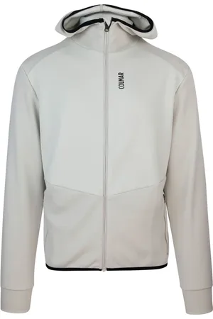 Colmar Sweathshirts & Hoodies, Herre, Grå, S, Uld, Sweater med lynlås og elastisk kant