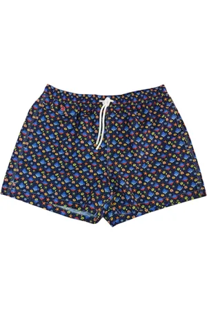Kiton Badetøj, Herre, Blå, 2XL, Klassiske Boxershorts til Mænd