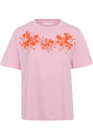 Part Two Top, Dame, Lyserød, L, Tigerlily Embellished Tee