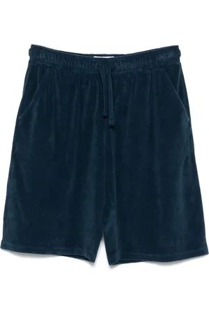 MC2 SAINT BARTH Shorts, Herre, Blå, S, Uld, Blå Elastisk Talje Shorts