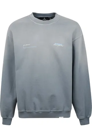 Represent Sweathshirts & Hoodies, Herre, Grå, XL, Uld, Klub Crewneck Langærmet Sweater