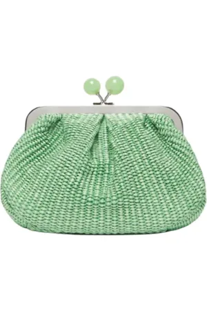 Max Mara Taske, Dame, Grøn, ONE SIZE, Uld, Stilfulde tasker til hverdagsbrug
