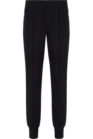 Emporio Armani Bukser, Herre, Sort, M, Bomuld, Sporty bukser med kontrastdetaljer