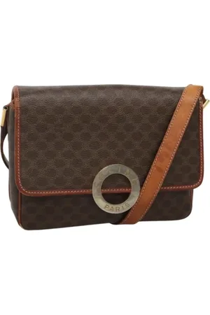 Céline Pre-owned, Dame, Brun, ONE SIZE, Uld, Pre-owned Laeder celine-tasker