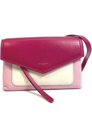Givenchy Pre-owned, Dame, Lyserød, ONE SIZE, Uld, Pre-owned Laeder skuldertasker