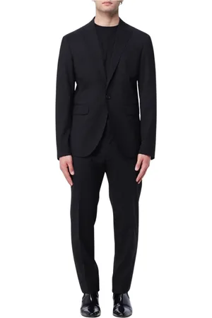 Dsquared2 Jakkesæt, Herre, Sort, M, Uld, Elegant Uld To-Delt Dragt