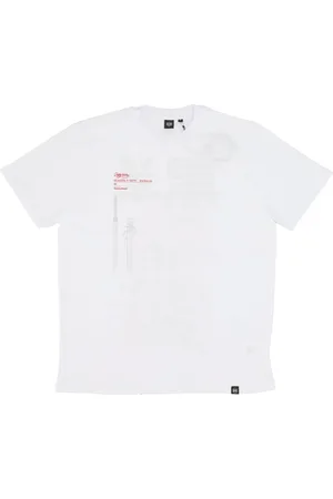 DOLLY NOIRE Top, Herre, Hvid, S, Bomuld, Musashi Tee Hvid Herre T-shirt