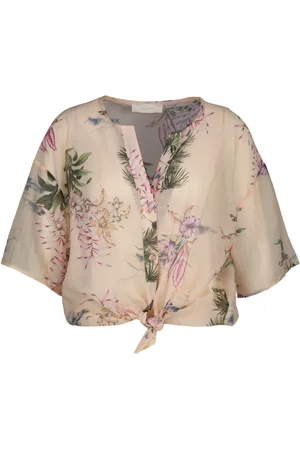 AMELIE & AMELIE Bluser & Skjorter, Dame, Flerfarvet, XL, Kitty Bluse i Multi Farve