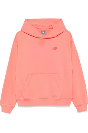 New Balance Sweathshirts & Hoodies, Dame, Lyserød, M, Koral Klassisk Hættetrøje