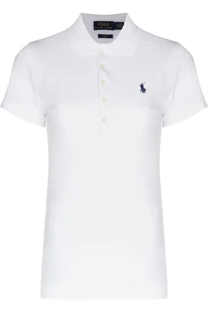 Ralph Lauren Top, Dame, Hvid, L, Bomuld, Hvid T-shirt til kvinder