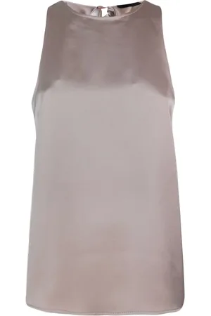 Liu Jo Top, Dame, Lyserød, XS, Satin, Elegant Satin Top med Bue